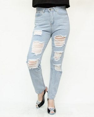 Джинсы женские WOMAN FASHION голубые 9103 Джинсы женские WOMAN FASHION голубые 9103